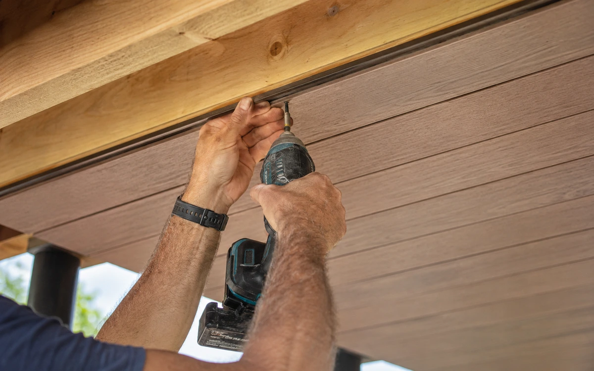 Under deck ceiling installation contractor